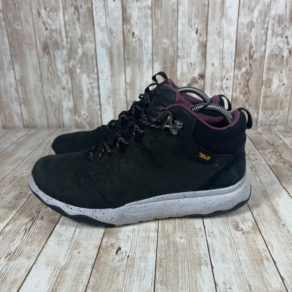 Teva Women's Black Hiking Boots‎ Outdoor Adventure Sneakers 8 - Picture 2 of 8